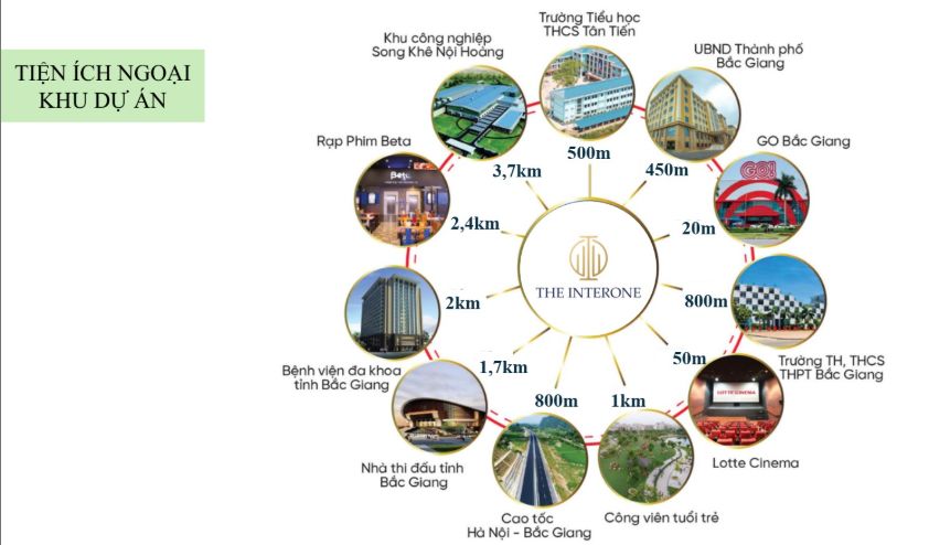 Bán căn hộ 3 phòng ngủ The InterOne – Rộng rãi, thoáng sáng, phù hợp gia đình đông người